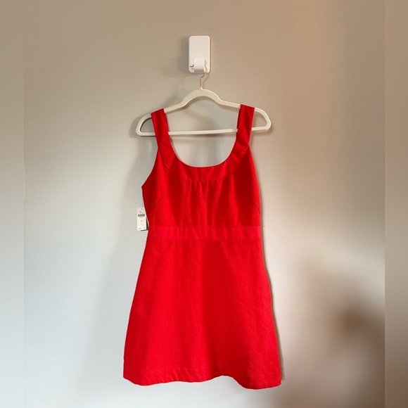 NWT • Maeve Sleeveless Red Scoop Neck Mini Dress Sz 10 Party‎ Cocktail Holiday - Picture 5 of 11